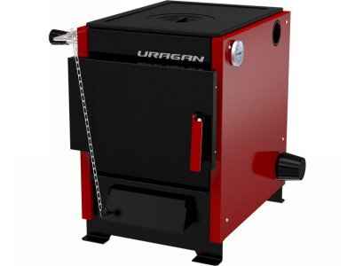 Энергонезависимый твердотопливный котел Uragan (10-20 кВт)